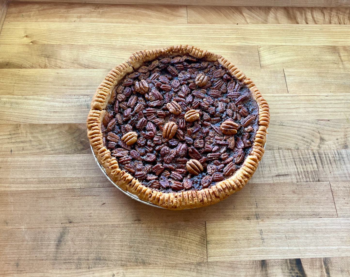 GLUTEN-FREE Vanilla Bean Bourbon Pecan Pie