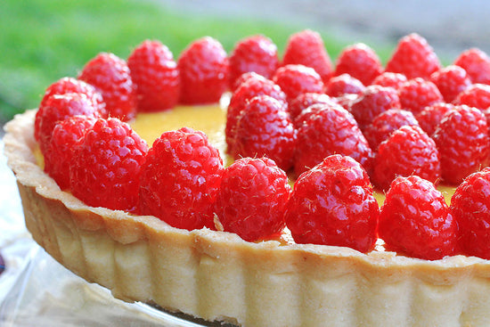 Load image into Gallery viewer, Passionfruit Raspberry Tart
